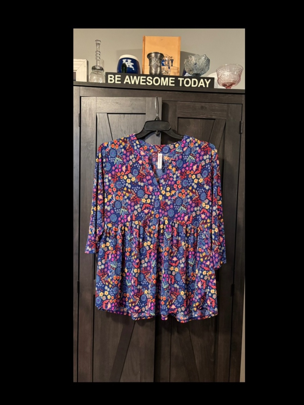 Dear Scarlett babydoll top 2x